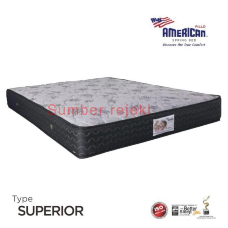 american pillo tipe superior 180 x 200 kasur spring bed 180 matras springbed 180x200 superior