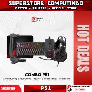Fantech P51 | 5 in 1 Combo Gaming Keyboard Mouse Headset Mousepad