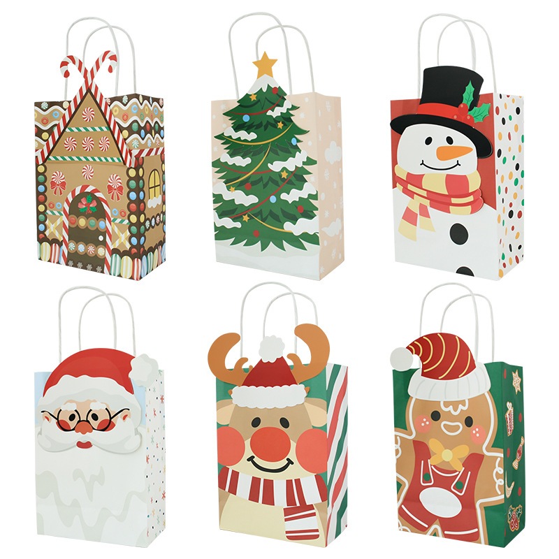 

NEW - CHRISTMAS KRAFT PAPER TOTE BAG - PAPER BAG CHRISTMAS - KANTONG TENTENG NATAL - PAPER BAG NATAL - KERTAS KRAFT TOTE BAG