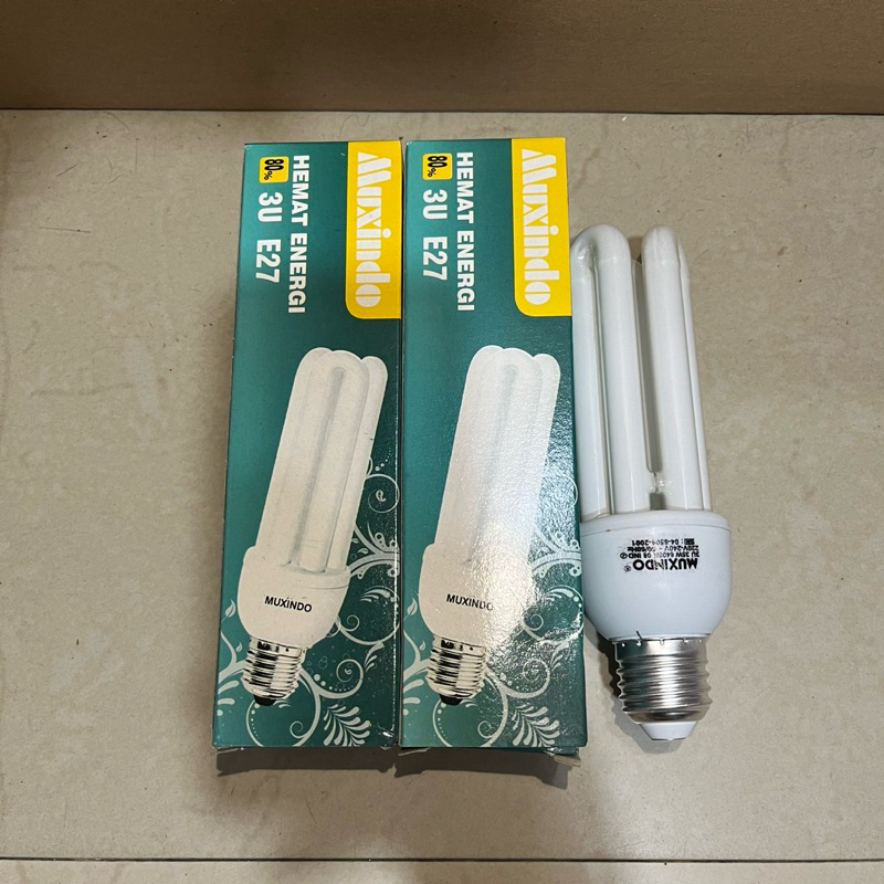 PLC 3U 3 U 35 watt E27 LAMPU KACA MURAH MERIAH