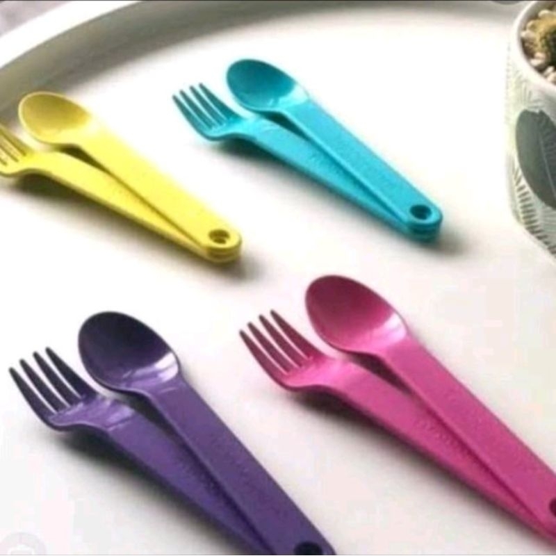 Cutlery (1set) Sendok Garpu Alat Makan Tupperware Original 100%