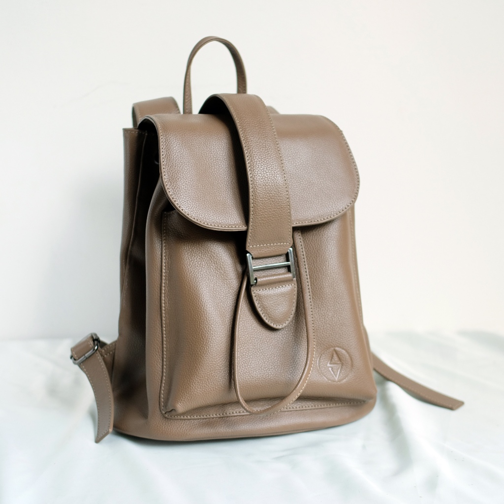 Sendy Leather ASHLEY Tas Ransel Tas Punggung Tas Backpack Kulit Sapi Asli Leather Bag