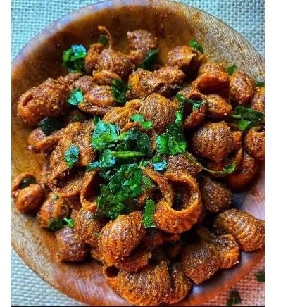 

Makaroni Kerang Pedas Daun Jeruk Bumbu Lekoh Melimpah