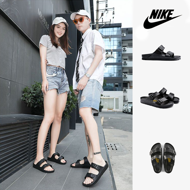 Sandal Pria Sandal Strap 2 Slip On Phylon Ringan - Size 40-45