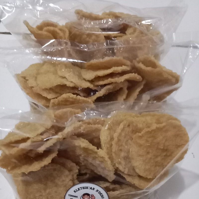 

Kerupuk gendar mentah bulat 250 gram