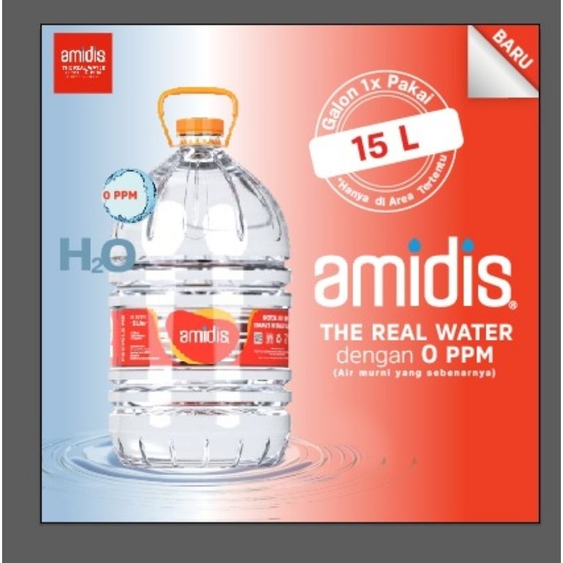 

AMIDIS Galon 15L - Air Minum Distilasi