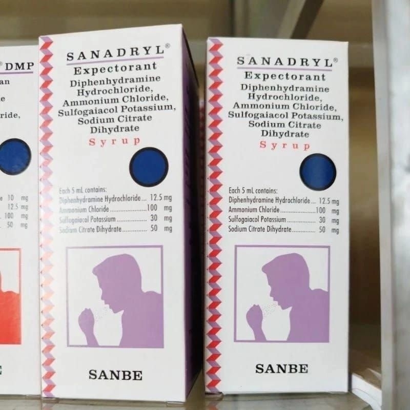 Sanadryl Expectorant syrup 60 ml