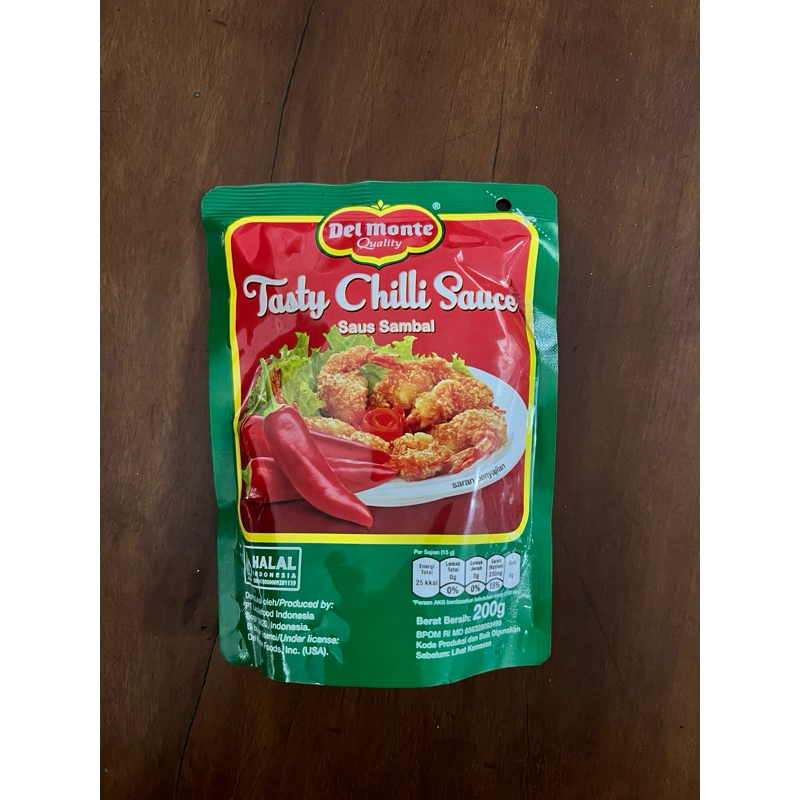 

Del Monte Tasty Chilli Sauce Saus Sambal 200 gram