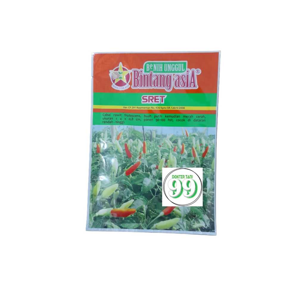 

Benih Cabai rawit sret isi 10 gram Bibit Cabe Sret 10 gram BCA original