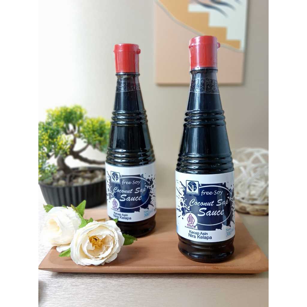 

NUCIFERA Coconut Sap Sauce | Kecap Asin Nira Kelapa (Free Soy) 300ml