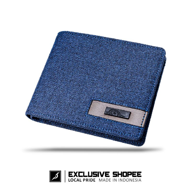 (BISA COD) KL017 JFR Fashion Dompet Canvas Cowok Dompet Lipat Pria Dompet Pria Original Dompet Murah