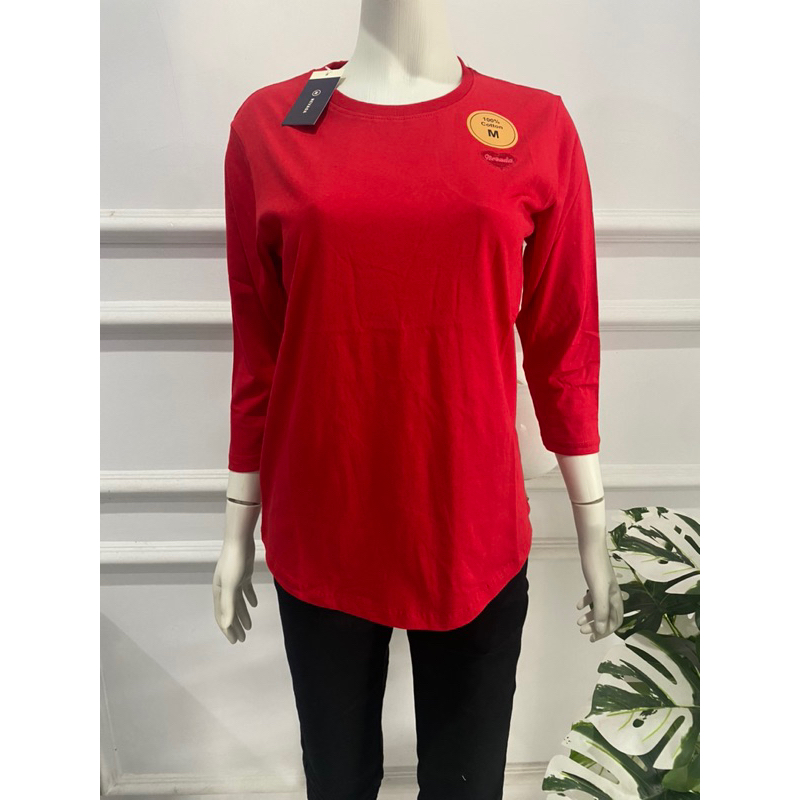 Kaos Nevada cewek lengan 7/8