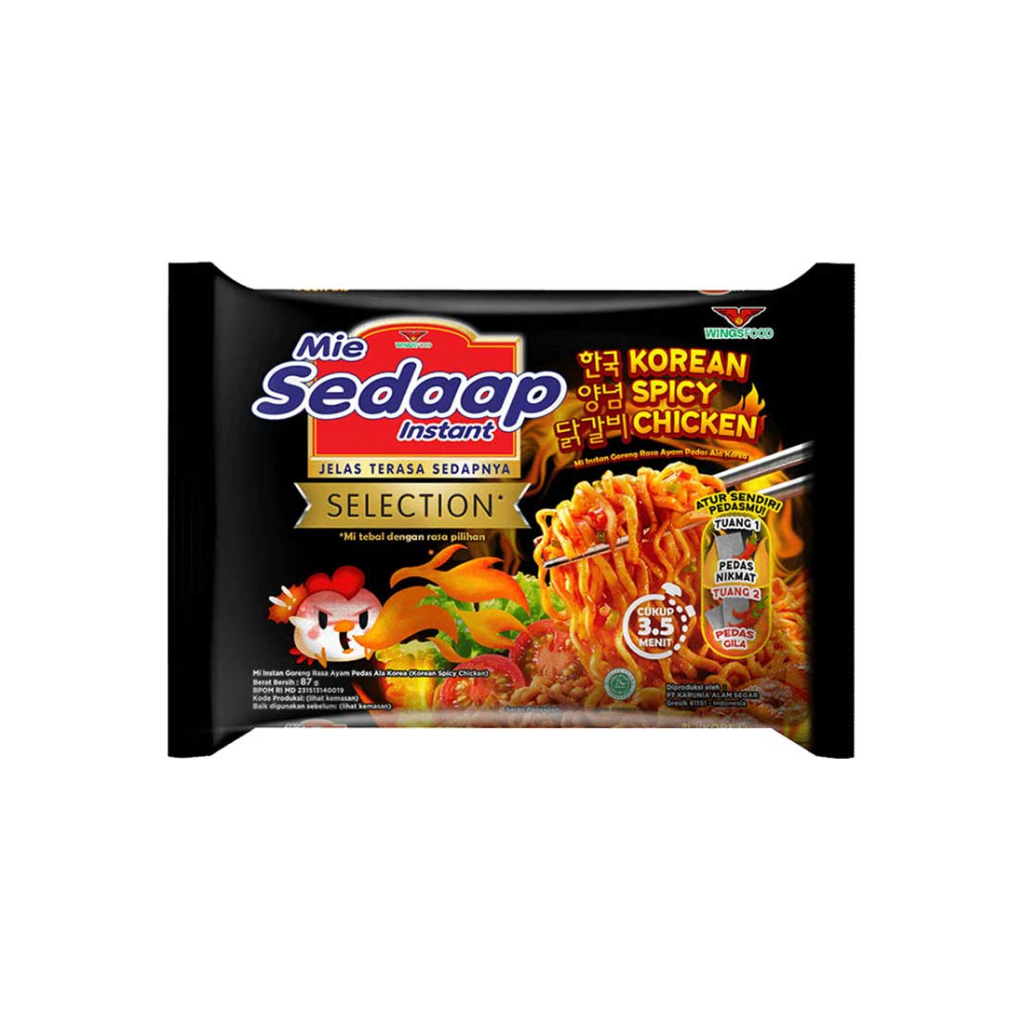 

Mie Sedaap Selection Korean Spicy Chicken 87 Gr