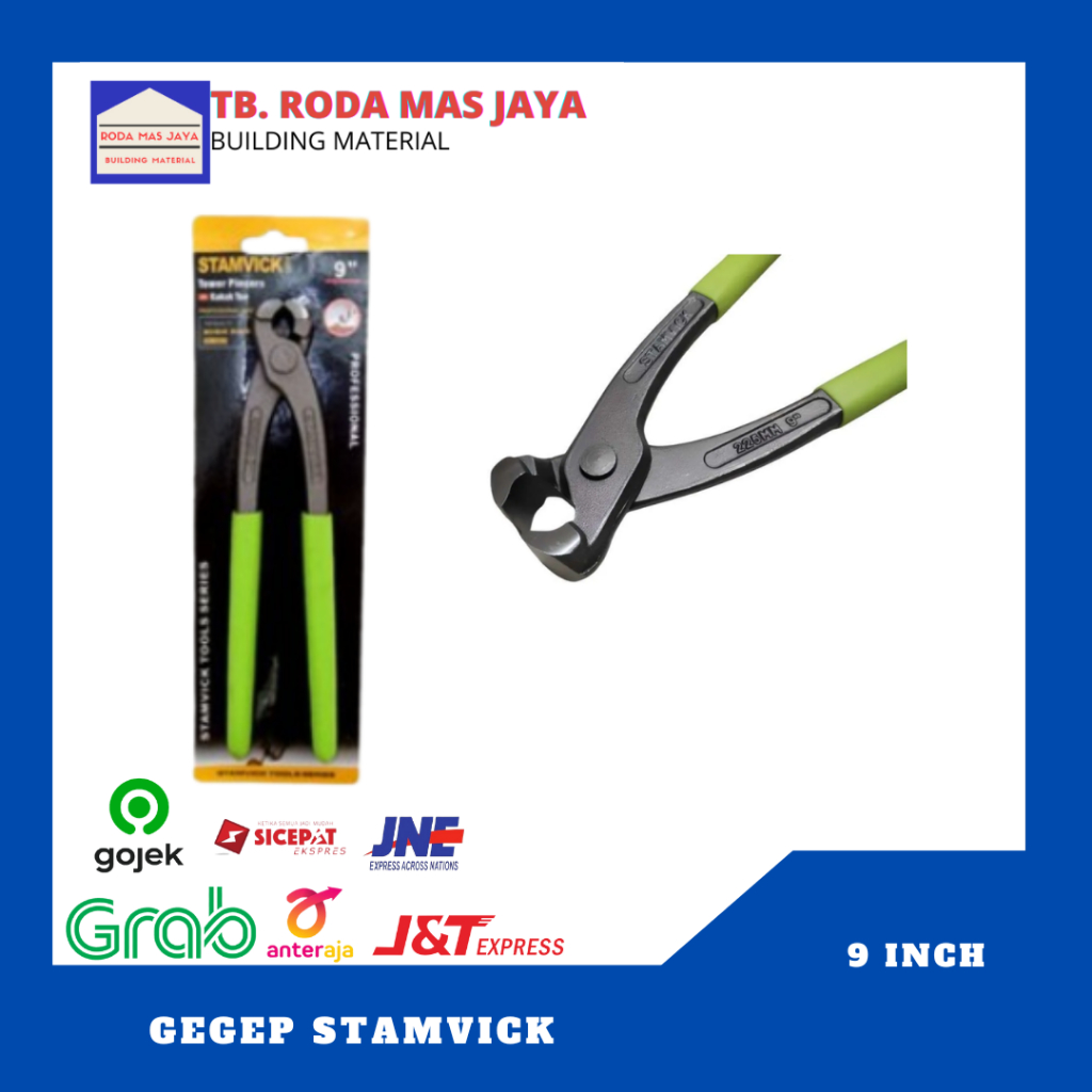 Gegep Stamvick 9 Inch /Gegep Baja/Gegep Panjang