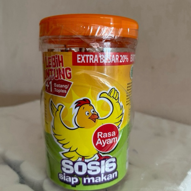 

Sosis ayam so nice isi 24+1 batang extra lebih besar