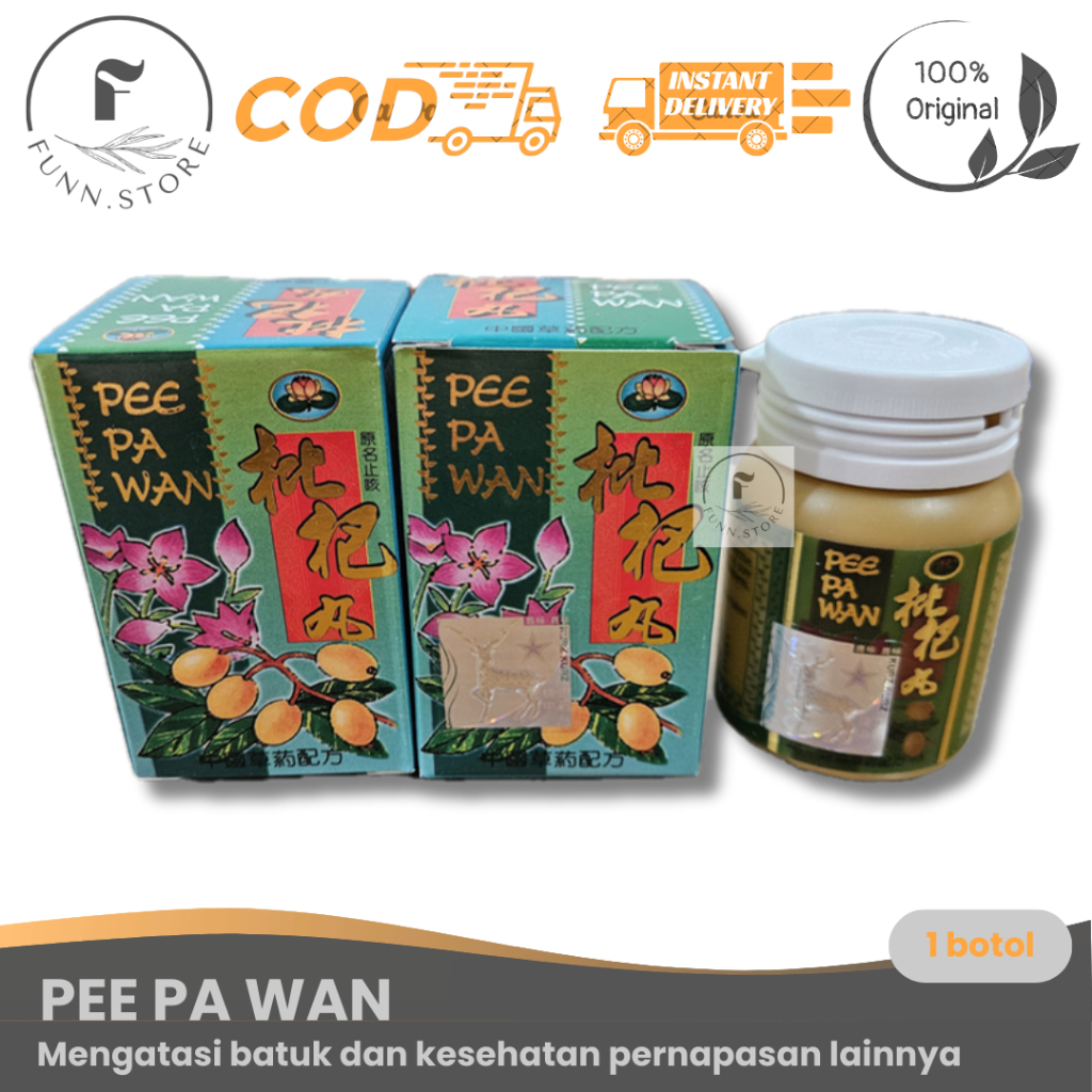 

Pee Pa Wan - Obat Batuk, Pilek, Demam, dan Sakit Tenggorokan Herbal - 100% Original