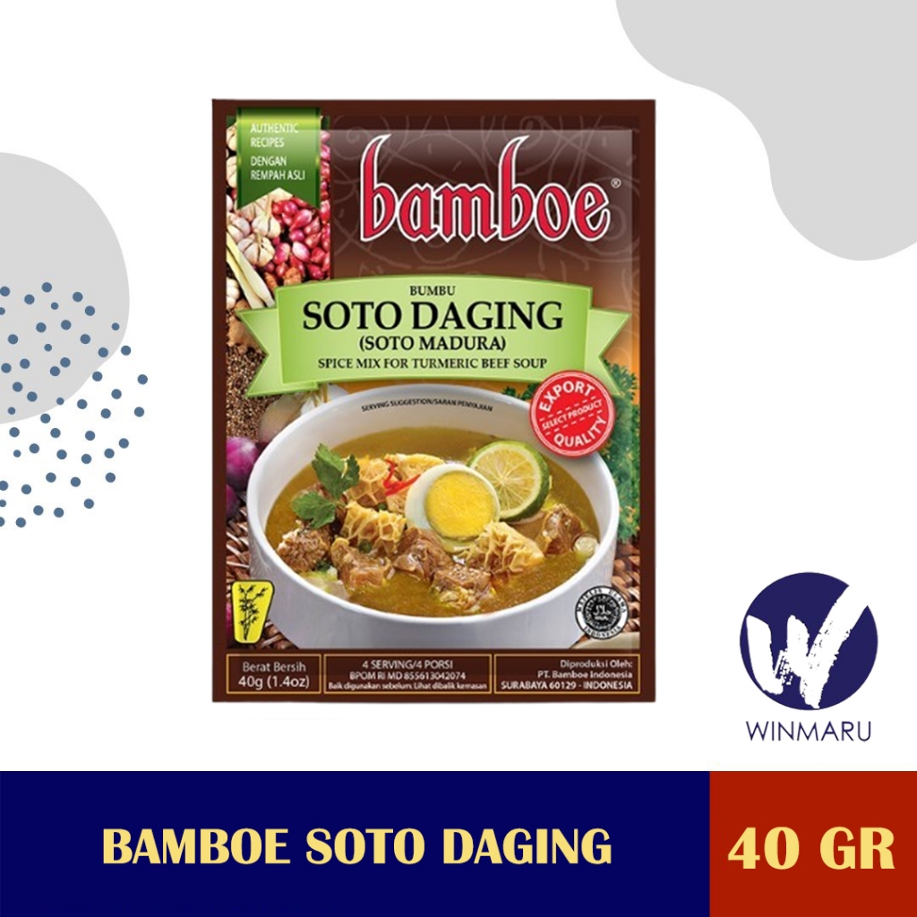 

Bamboe Soto Daging (Soto Madura)