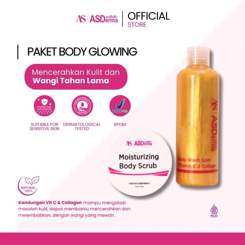 Asderma Aesthetic Paket Body Glowing