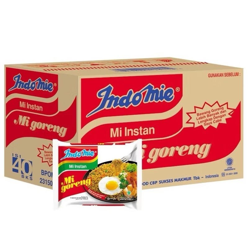

Indomie goreng 1 dus (isi 40 pcs) Langsung kirim