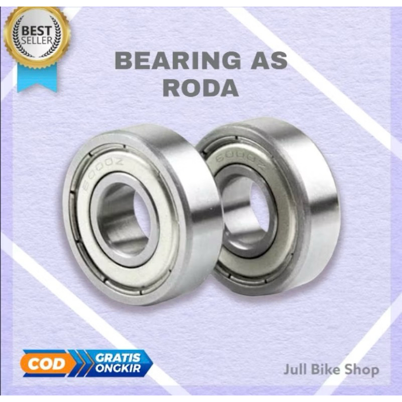 Bearing 6000 ZZ & Cones Bubut Untuk Hub Belakang