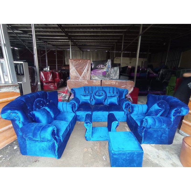 Sofa Jaguar Mini Bahan Legacy halus 321+meja+Puk