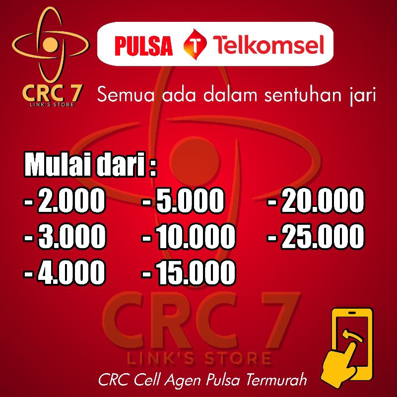 PULSA TELKOMSEL MURAH DARI 2000 SAMPAI 25000