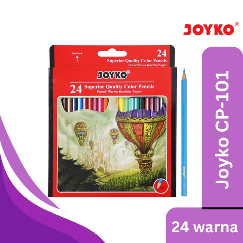 

Pensil Warna Joyko 24 Warna (CP-101 Color Pencil)