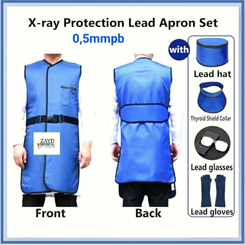 Apron Dobel x-ray Set/ Apron Pelindung Radiasi X-ray 1set