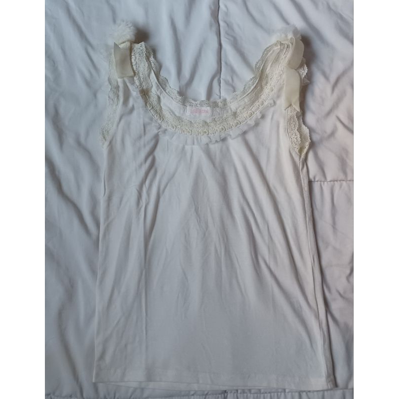 liz lisa tankie + brown skort