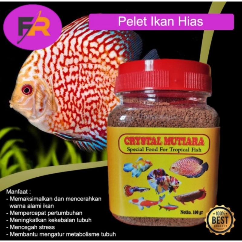 Pelet Ikan Kecil Premium Pelet Ikan Cupang Louhan Discus Koi Burayak