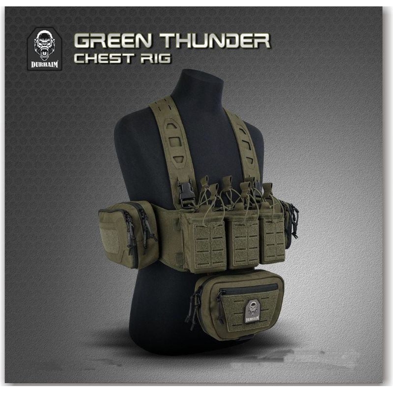 PATAS - Chest Rig DURHAIM Green Thunder