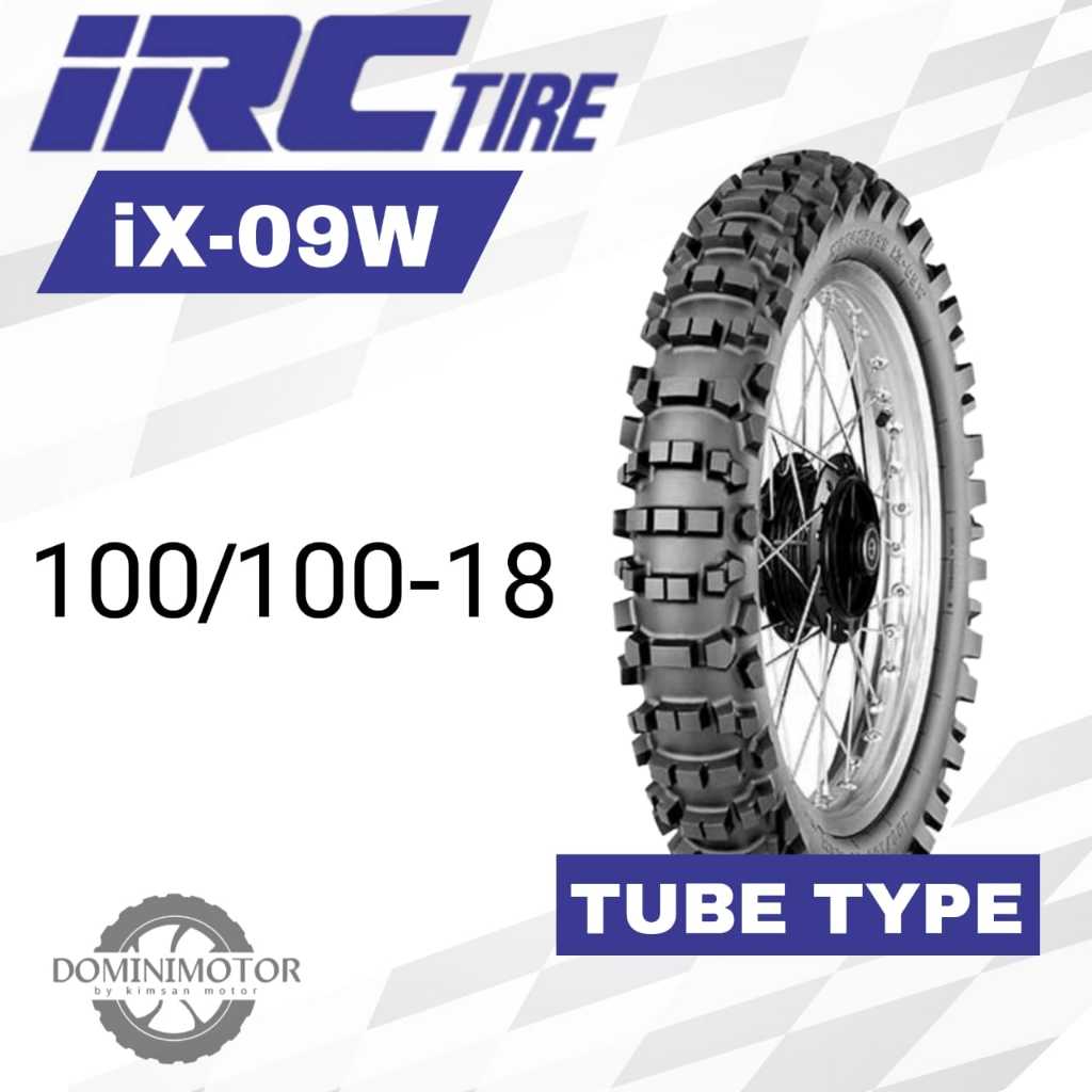 IRC IX Ban Motor Trail 100/100 18 Ban Motor Ring 18 Ban Motor IRC