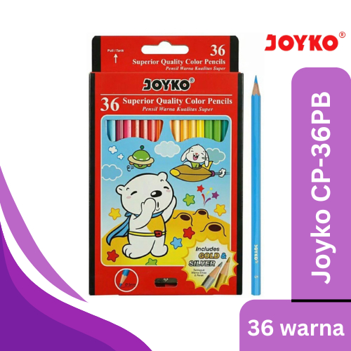 

Pensil Warna Joyko 36 Warna (CP-36PB Color Pencil)