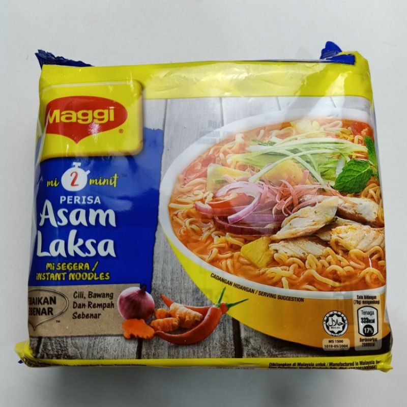 

Mie Maggi Rasa Ayam Laksa Malaysia isi 5 Bungkus