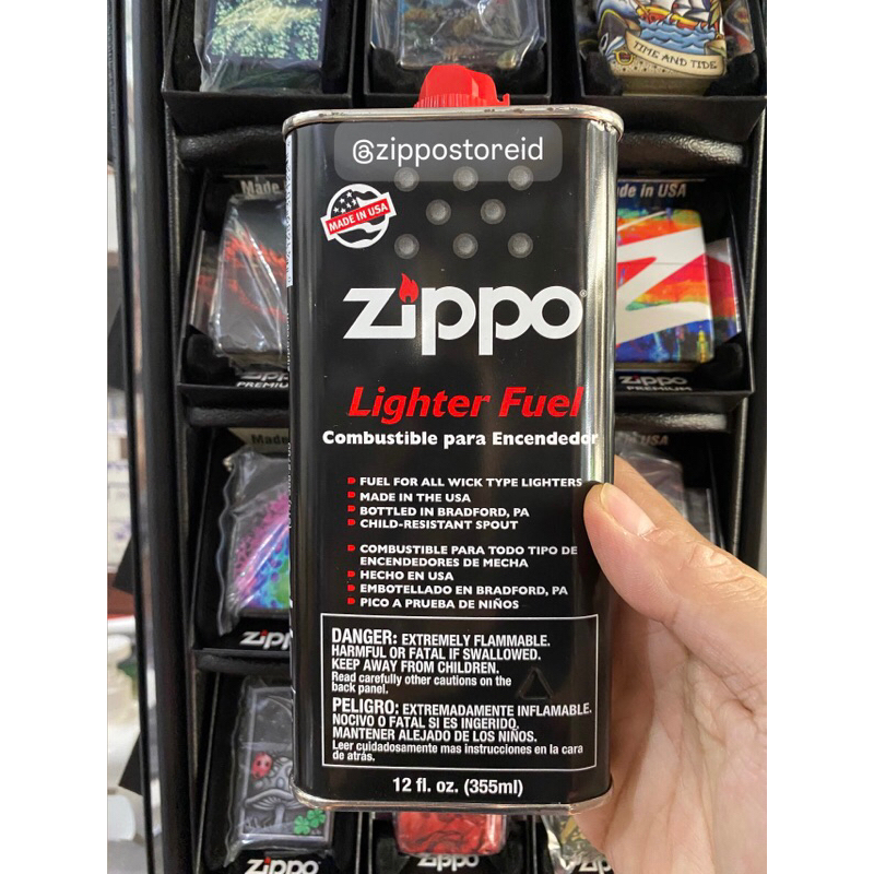 MINYAK ZIPPO ORIGINAL 100% MADE IN USA | PREMIUM LIGHTER FLUID 355ML