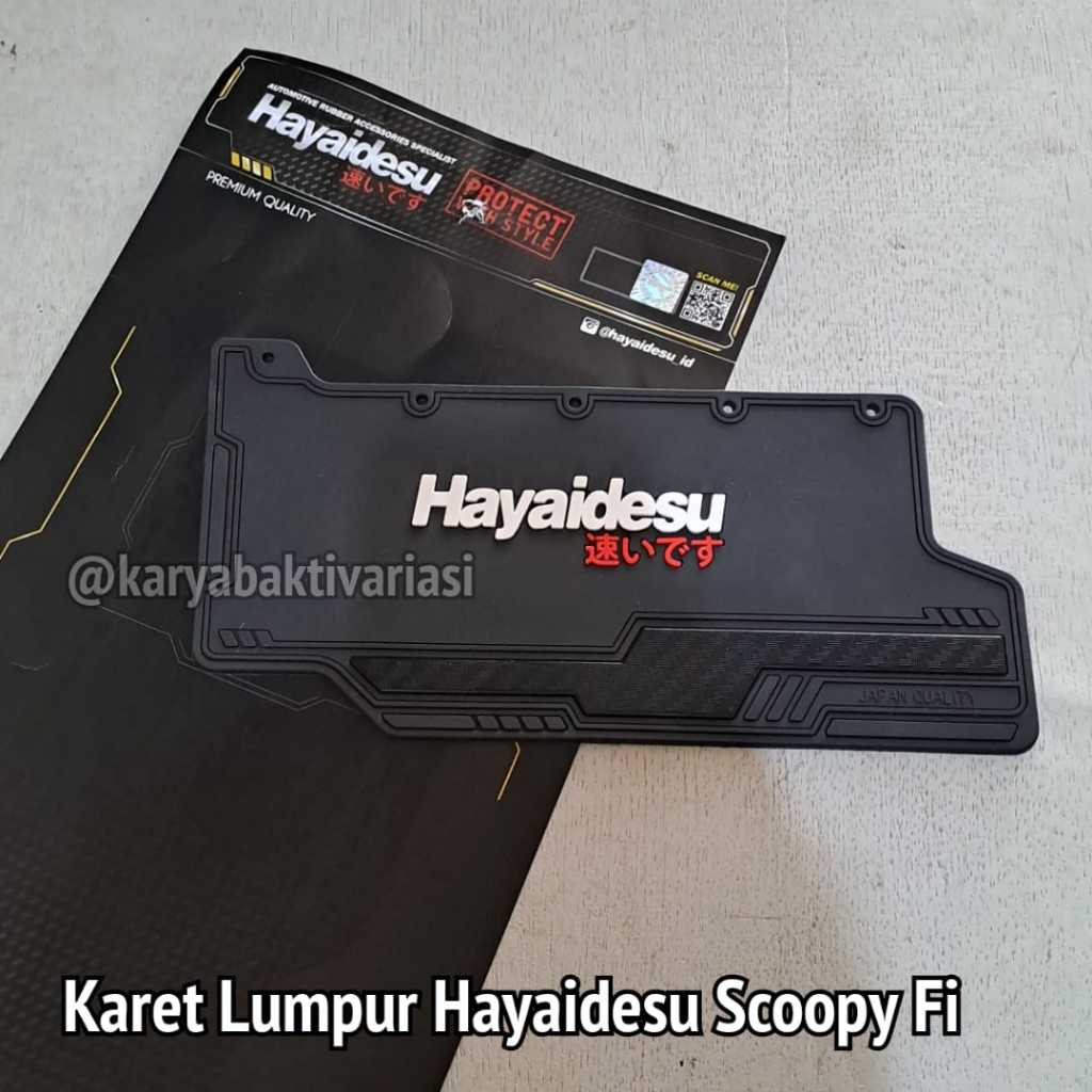 KARET LUMPUR HAYAIDESU SCOOPY FI
