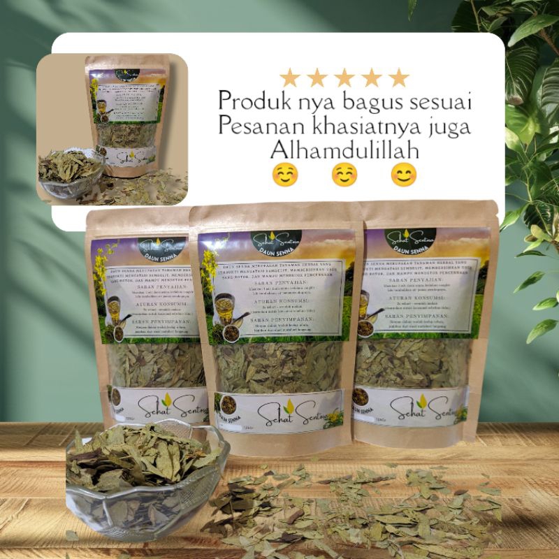 

Senna Leaf Tea Pembersih Usus 100gr/125gr -Detox Usus Kotor | Original Senna Leaf Annafis Superfood 125gr | Daun Jati Cina