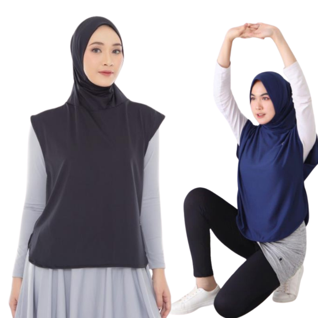 Kerudung instan Hijab Olahraga Syari Rompi Syari Khusus Olahraga Jersey Melar