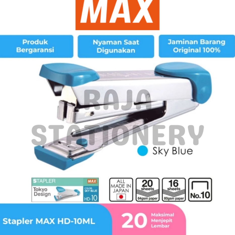 

HARGA STANDAT MAX STAPLER HD1 TOKYO DESIGN STEPLER MAX HD1 CEKREKAN HEKTER ORIGINAL BERKUALITAS