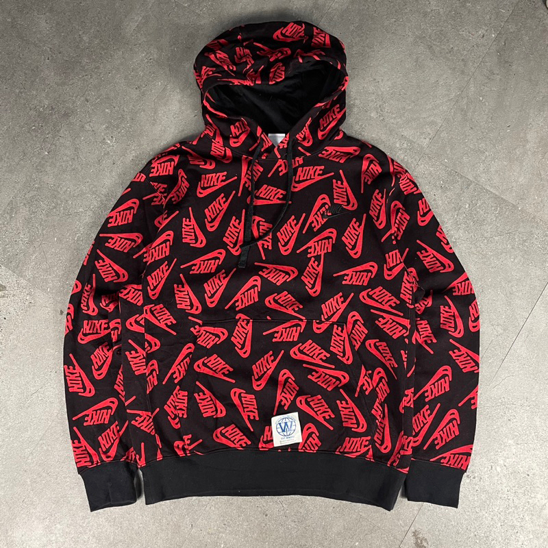 hoodie nike essentials full print second original