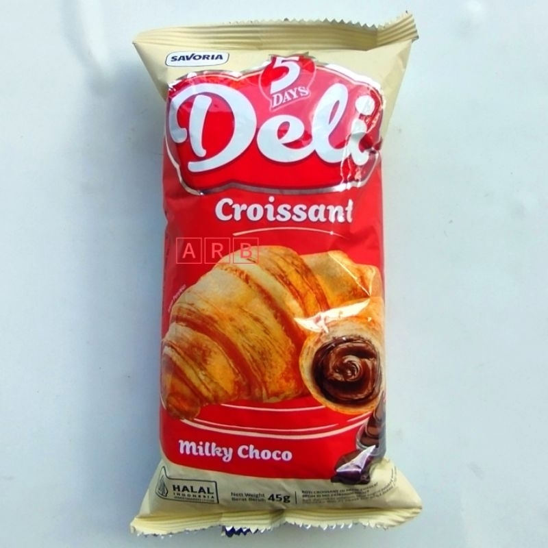 

5 Days Deli Croissant Milky Choco 45 gr