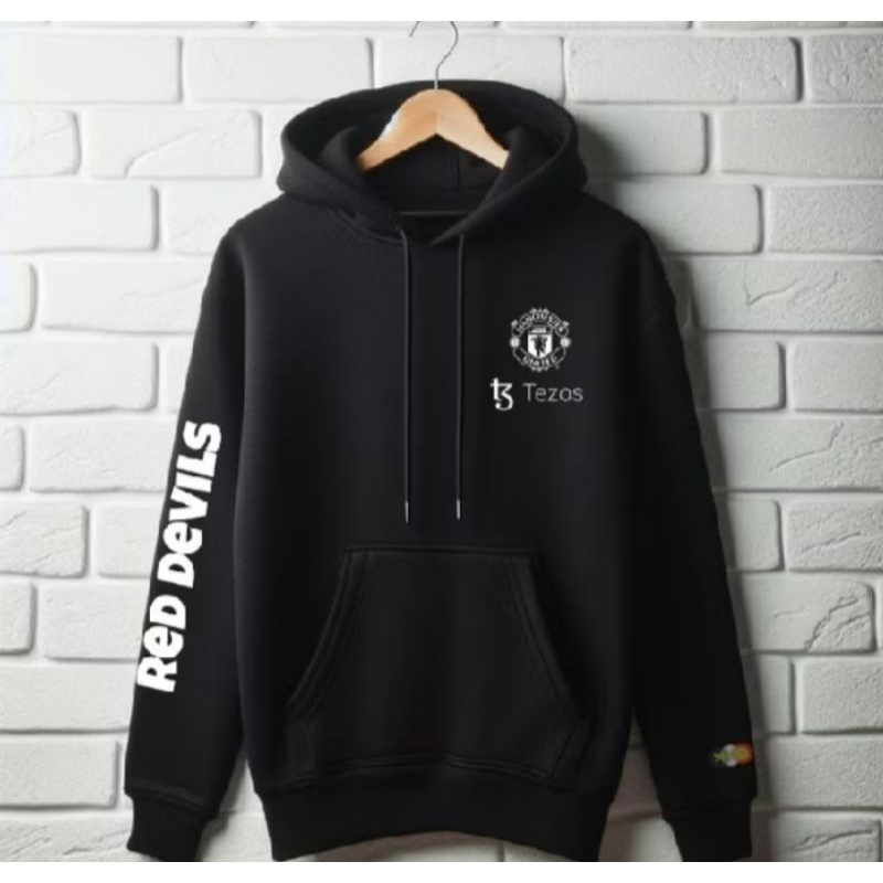 Jaket Bola MU Prematch Tezos Hoodie Sweater Casual High Quality Premium/Hoodie Sweater/Jaket Hoodie/