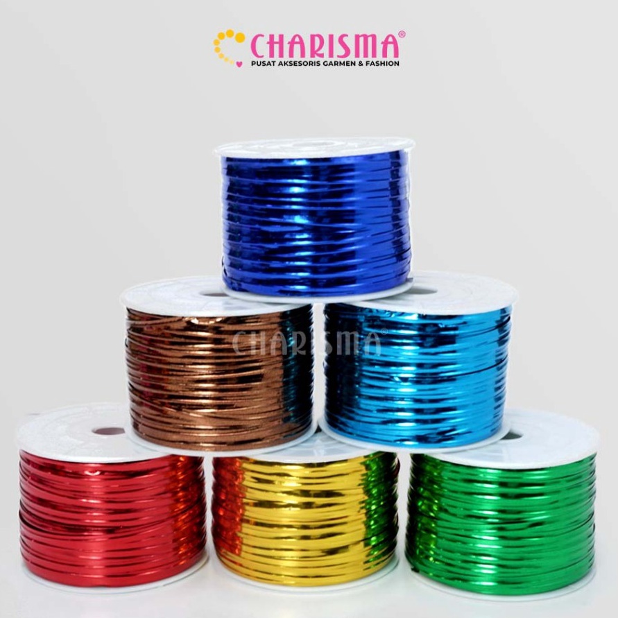 

TERPOPULER Charisma Tali Kawat Warna Warni Pita kawat 4mm Harga Per Roll 1 Yard
