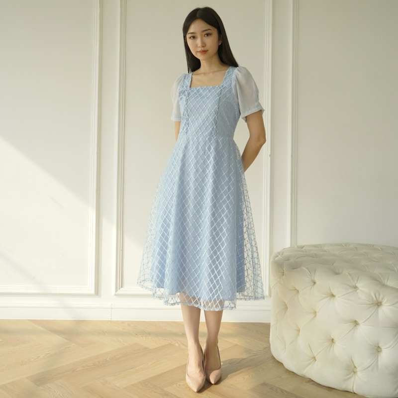 KC - Kania Dress - Dress wanita kasual santai elegan jalan Manis pesta kecil