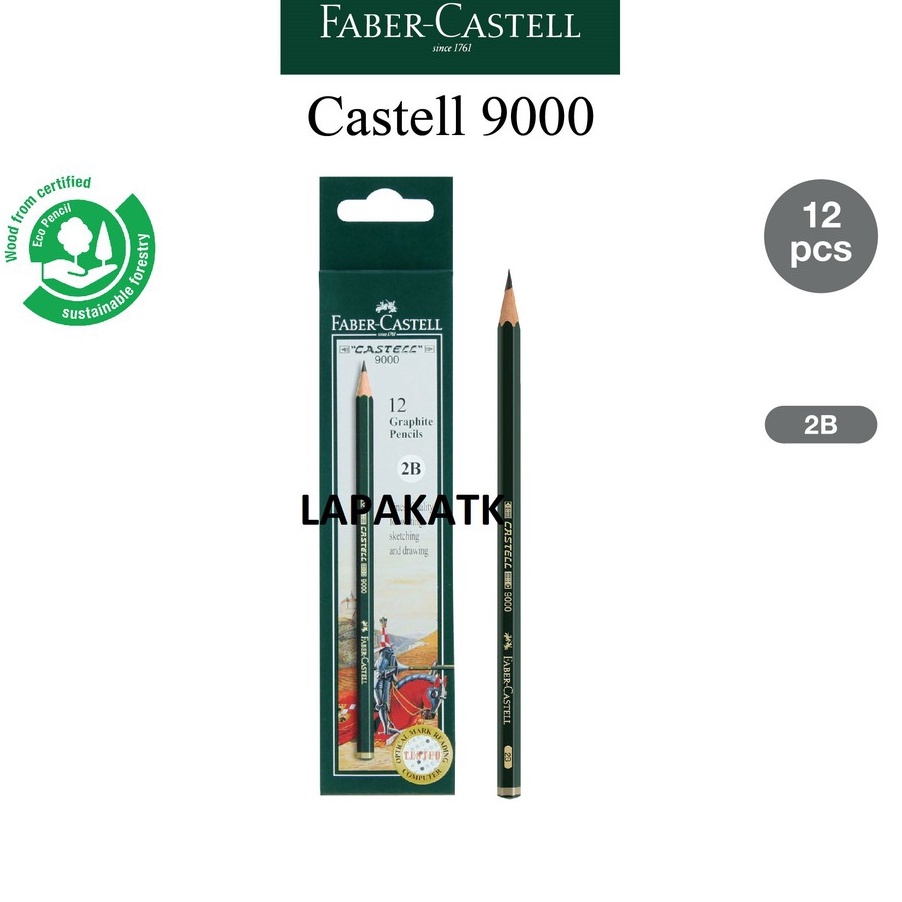 

DAHSYAT Pensil 2b Faber castell lusin