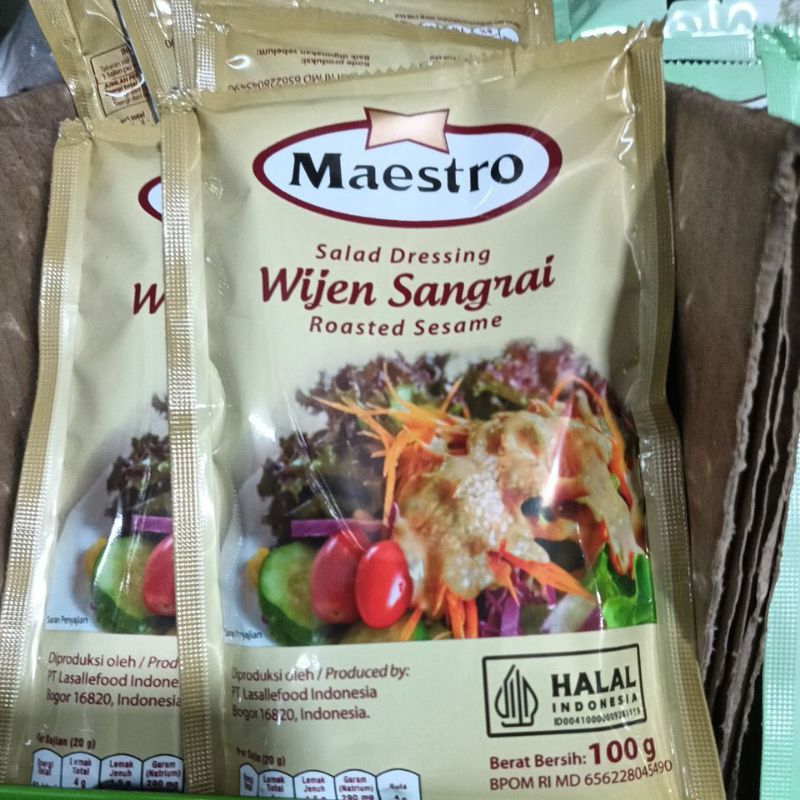 

Maestro wijen sangrai100gr