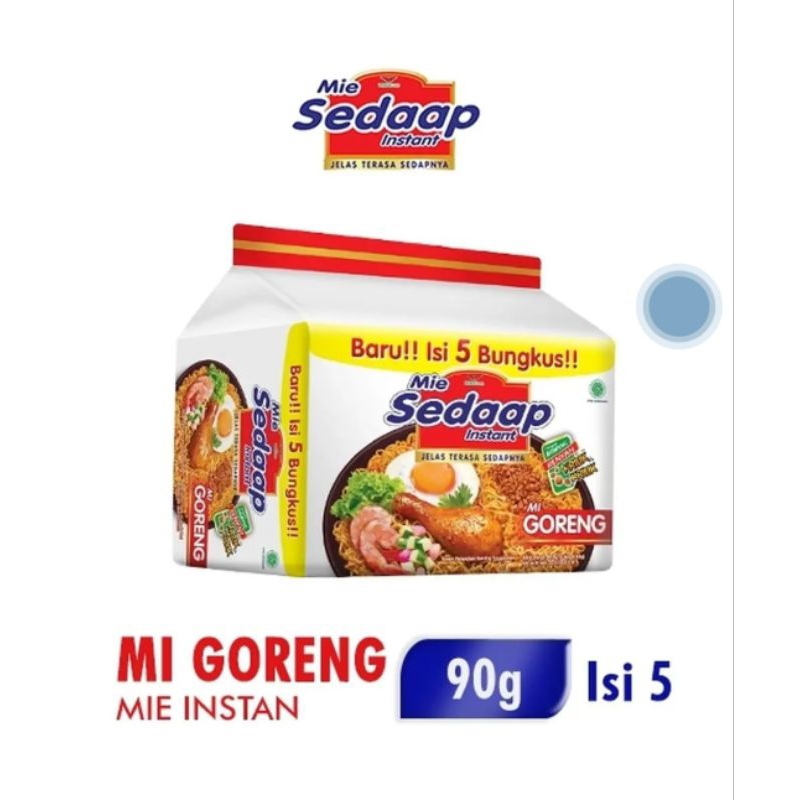 

MIE SEDAAP GORENG DAN RASA SOTO INSTAN ISI 5 PCS