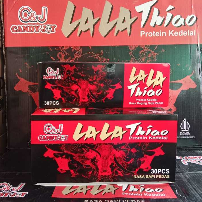 

LALA THIAO SNACK PROTEIN KEDELAI VIRAL PEDAS HALAL BISA ECERAN