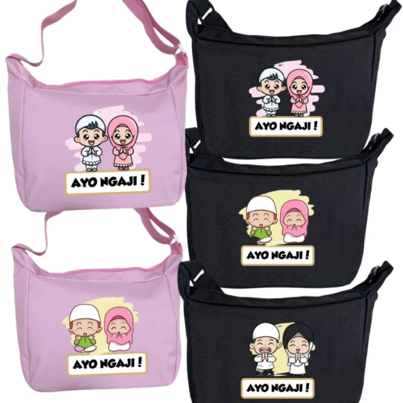 tas anak ngaji/ tas selempang laki-laki perempuan