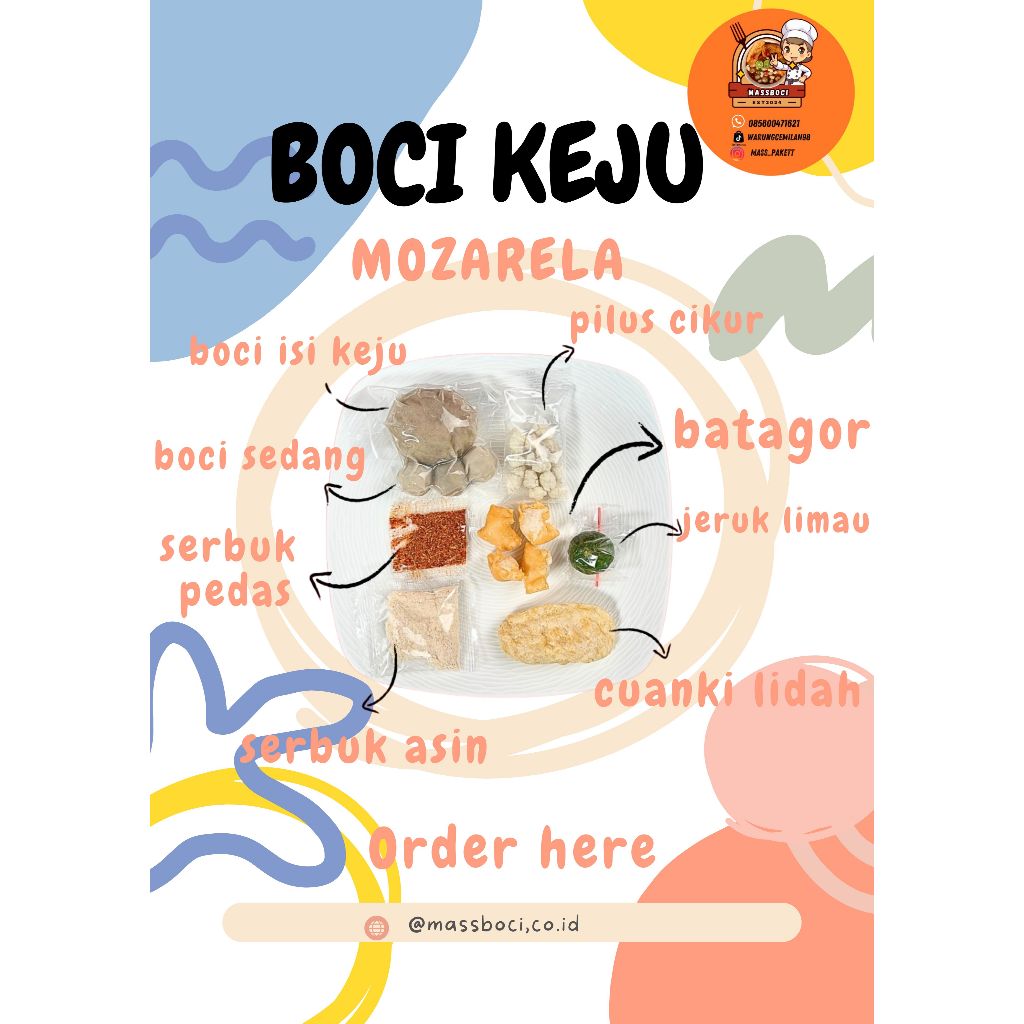 

Boci keju kemasan sedang/kemasan pouchh 150gram/boci aci/boci